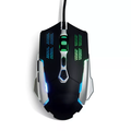 Souris gaming filaire ergonomique avec LED multicolore et 7 boutons