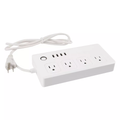 Multiprise intelligente Wi‑Fi avec ports USB pour gestion domestique
