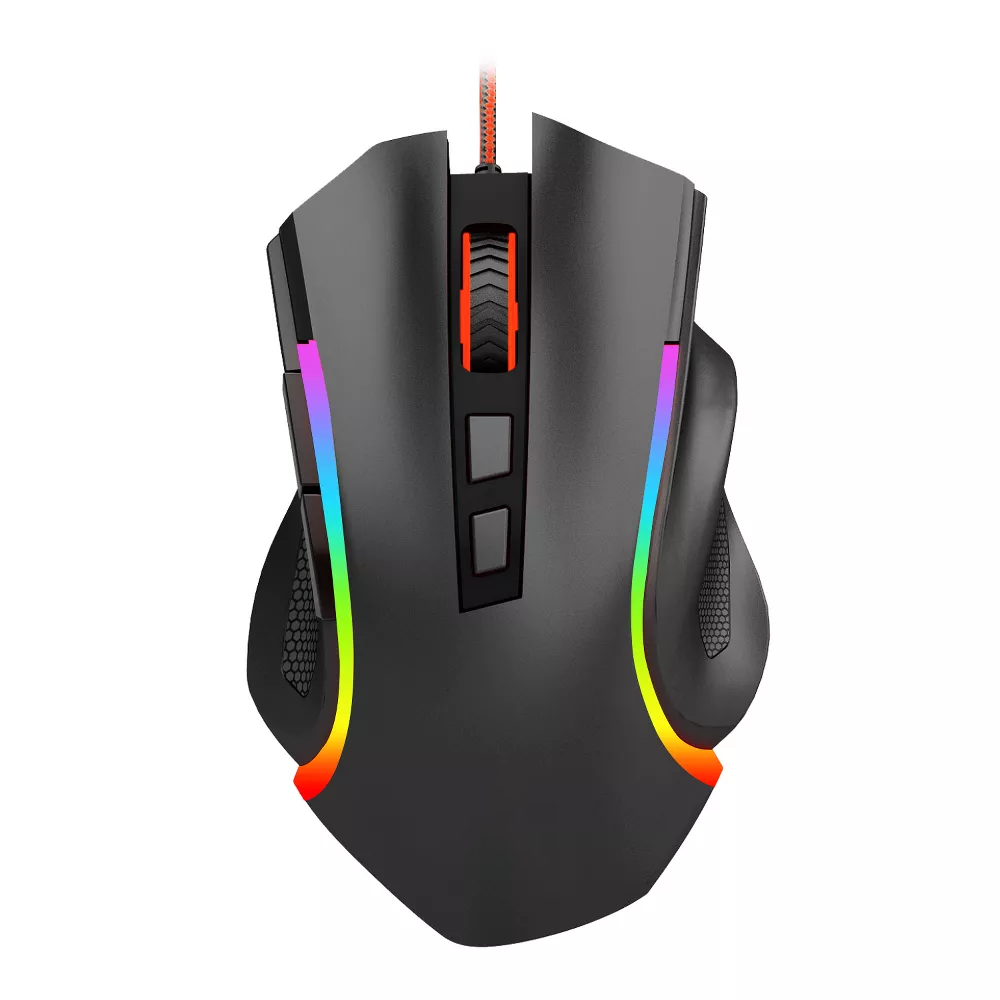 Souris gaming filaire ergonomique avec rétroéclairage RGB